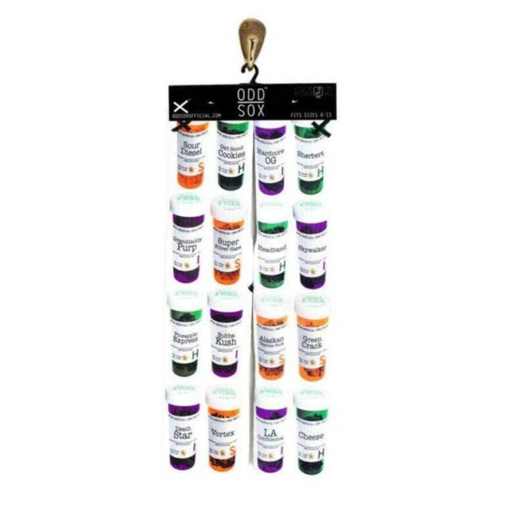 Odd Sox - Medicated - Purple/White